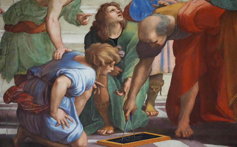 Raphael, School of Athens by profzucker is licensed under CC BY-NC-SA 2.0.